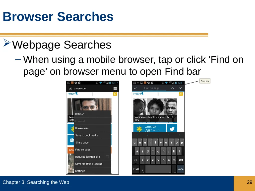 Objectives Describe how search engines work, and - slide 29 of 37