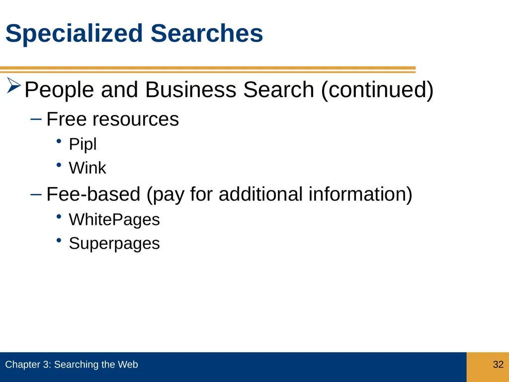 Objectives Describe how search engines work, and - slide 32 of 37