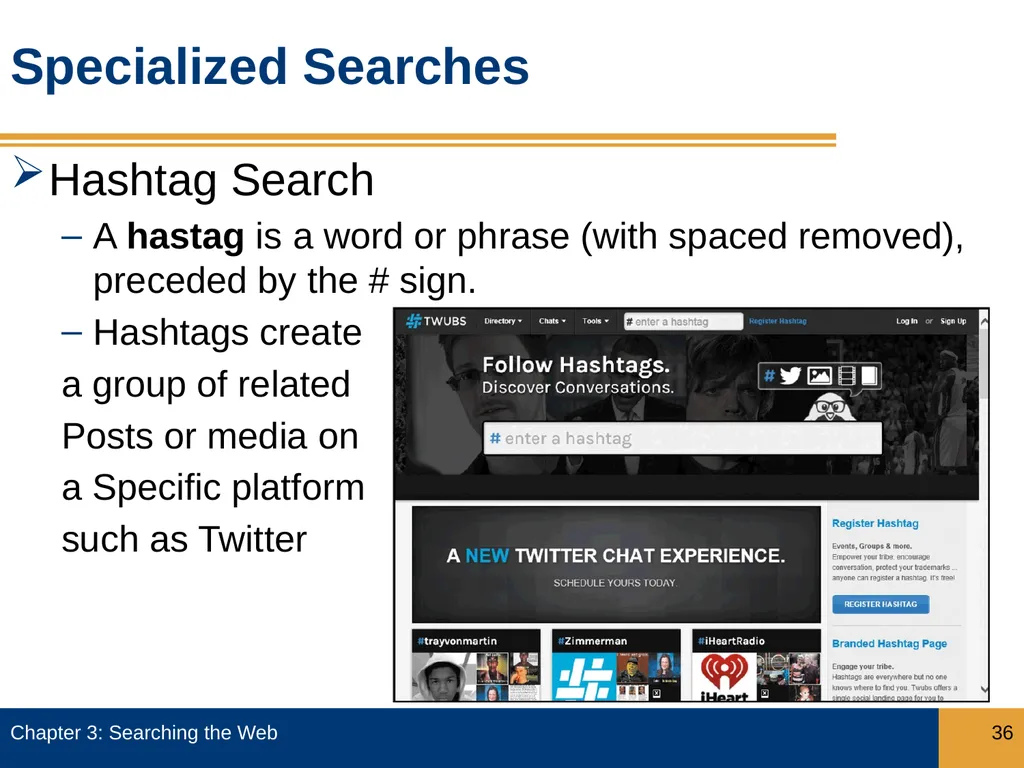 Objectives Describe how search engines work, and - slide 36 of 37