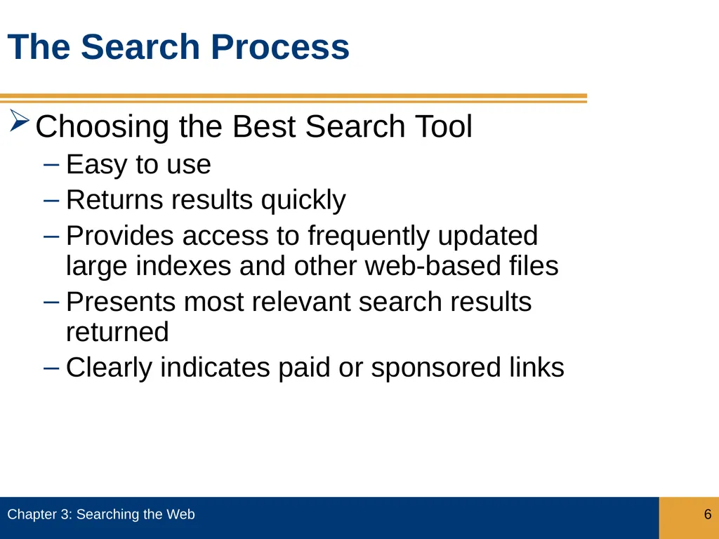 Objectives Describe how search engines work, and - slide 6 of 37