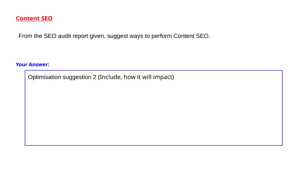 SEO Audit Report Content and Technical - slide 5 of 13