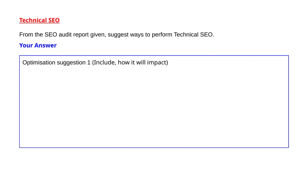 SEO Audit Report Content and Technical - slide 6 of 13