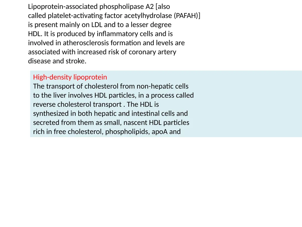 LIPOPROTEINS Because lipids are relatively - slide 6 of 26