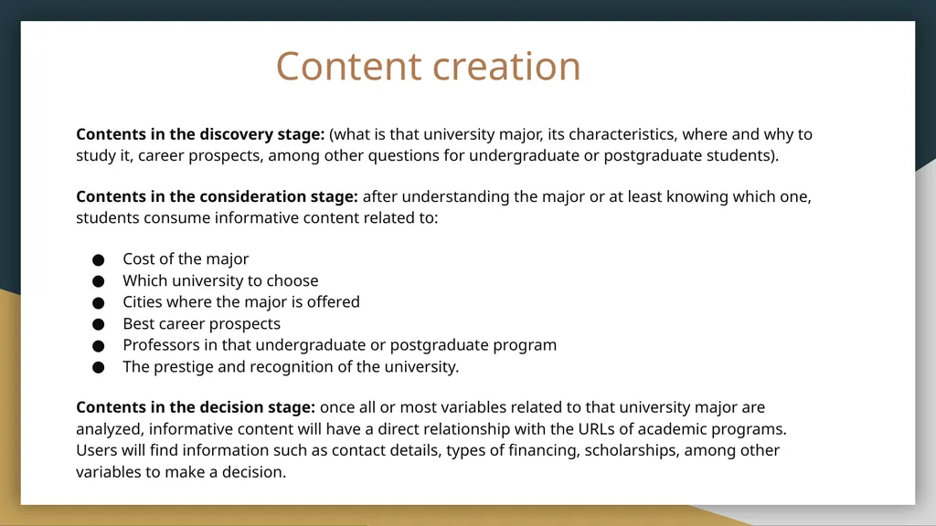 SEO Manager Position - Exercise - slide 7 of 10