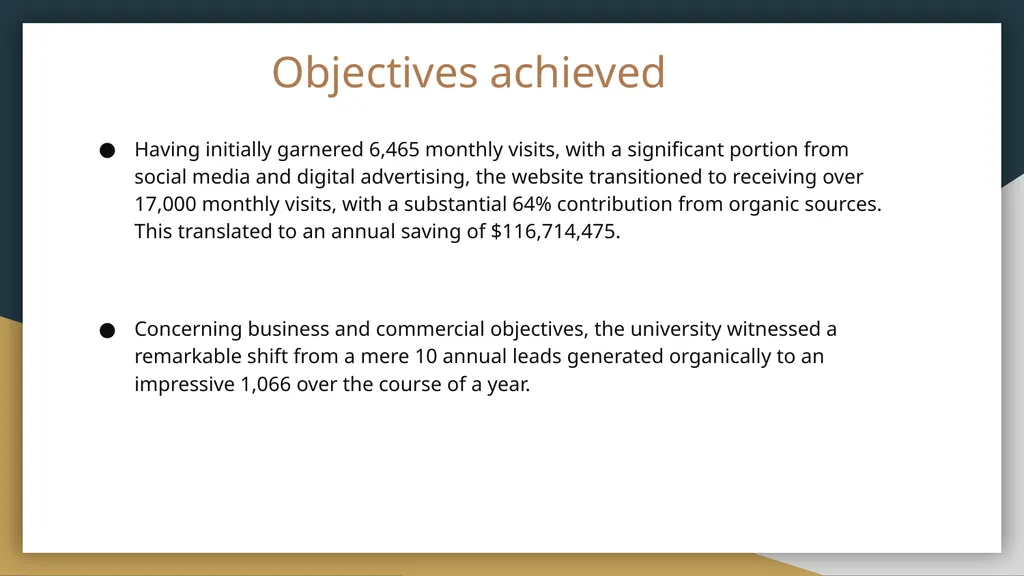 SEO Manager Position - Exercise - slide 8 of 10