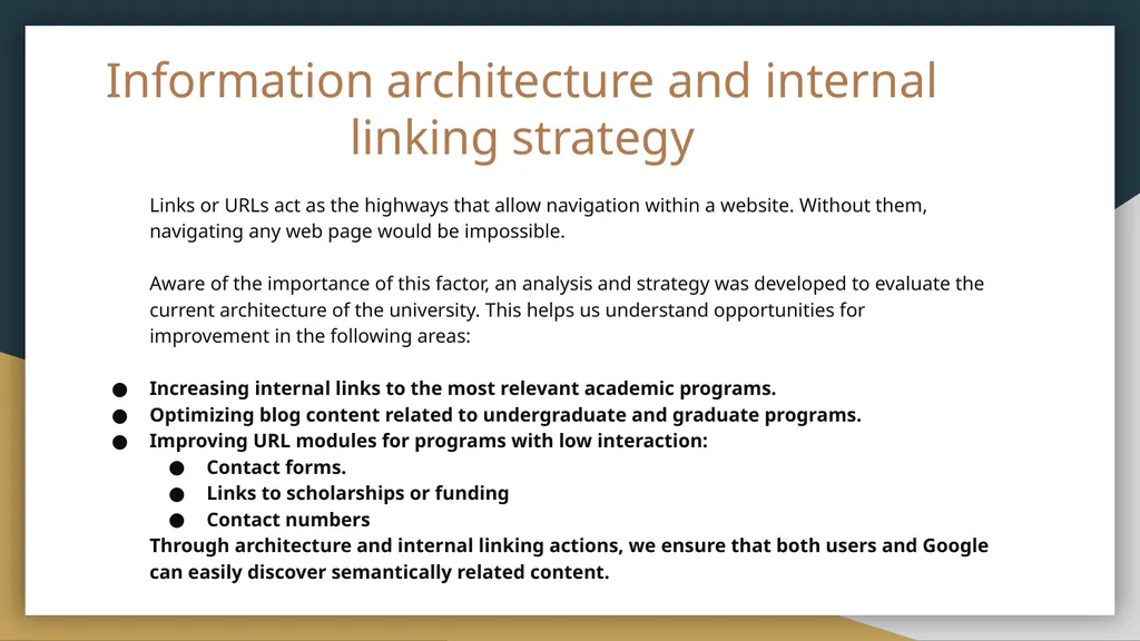 SEO Manager Position - Exercise - slide 6 of 10