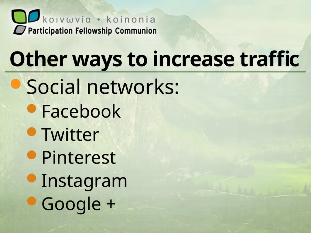 Attracting People to Your Website Increase Your - slide 16 of 20