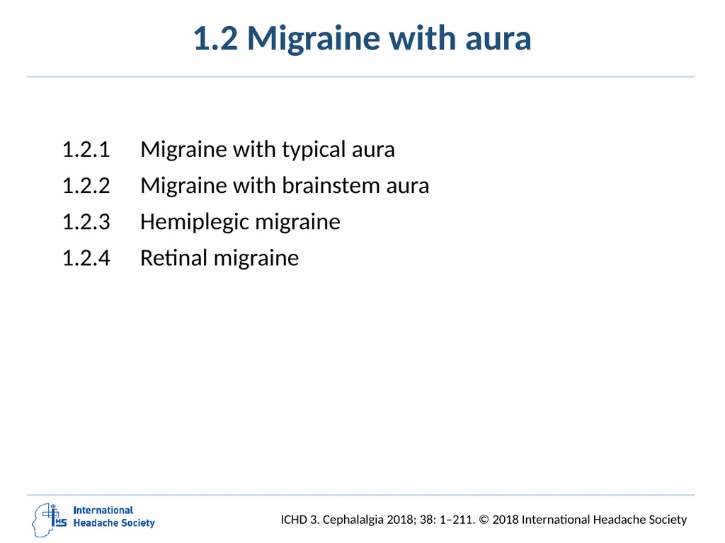 International Classification of Headache Disorders - slide 16 of 166
