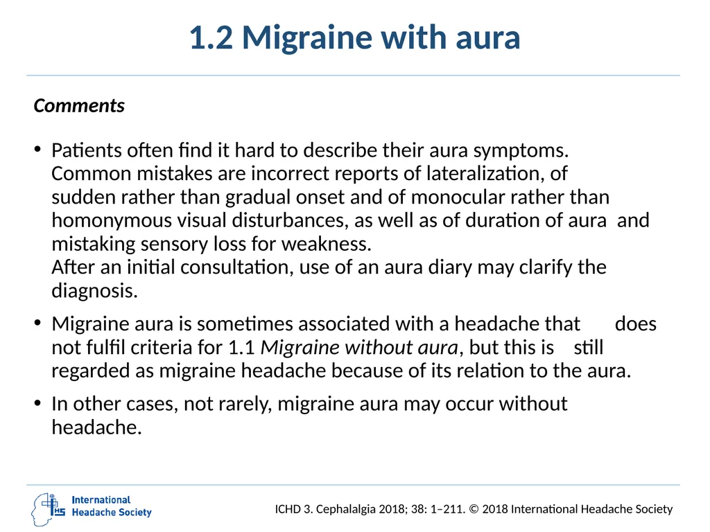 International Classification of Headache Disorders - slide 19 of 166