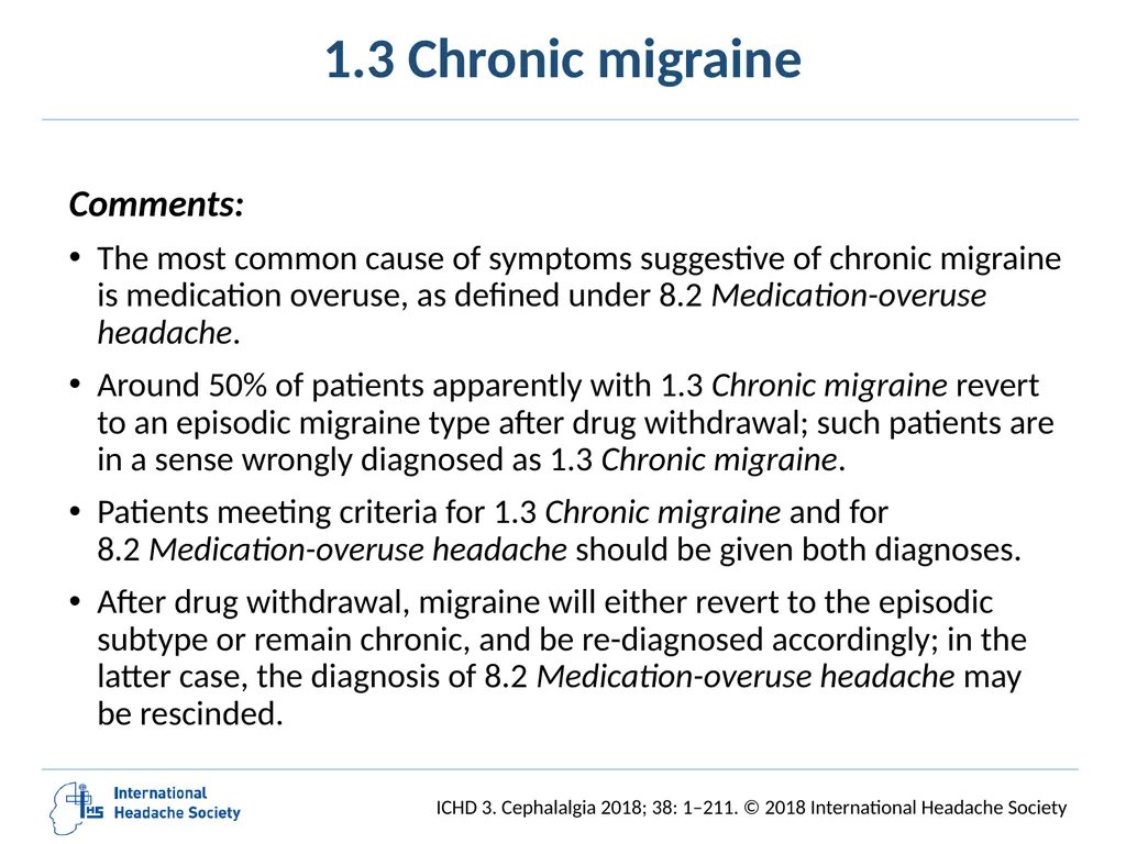 International Classification of Headache Disorders - slide 33 of 166