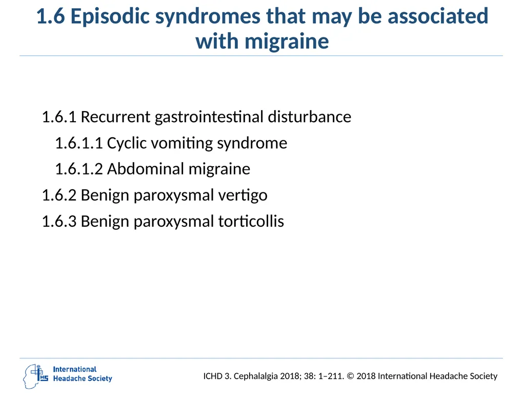 International Classification of Headache Disorders - slide 43 of 166