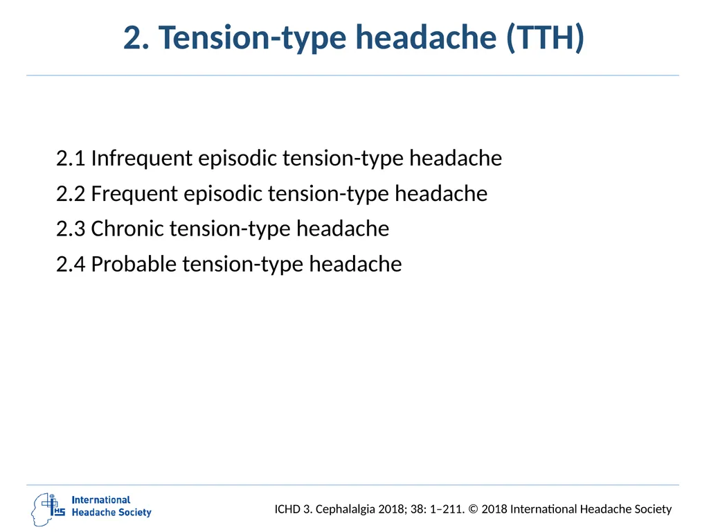 International Classification of Headache Disorders - slide 44 of 166