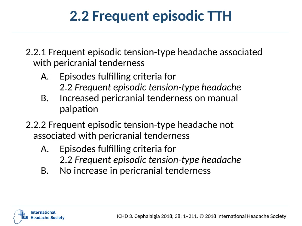 International Classification of Headache Disorders - slide 49 of 166