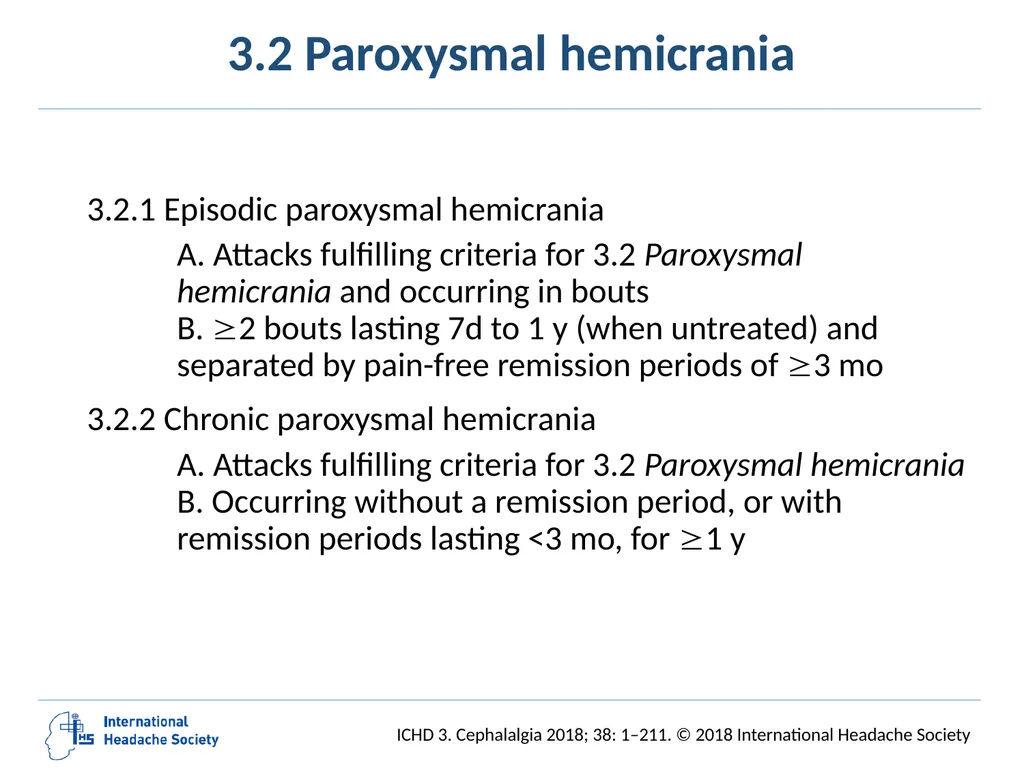 International Classification of Headache Disorders - slide 60 of 166