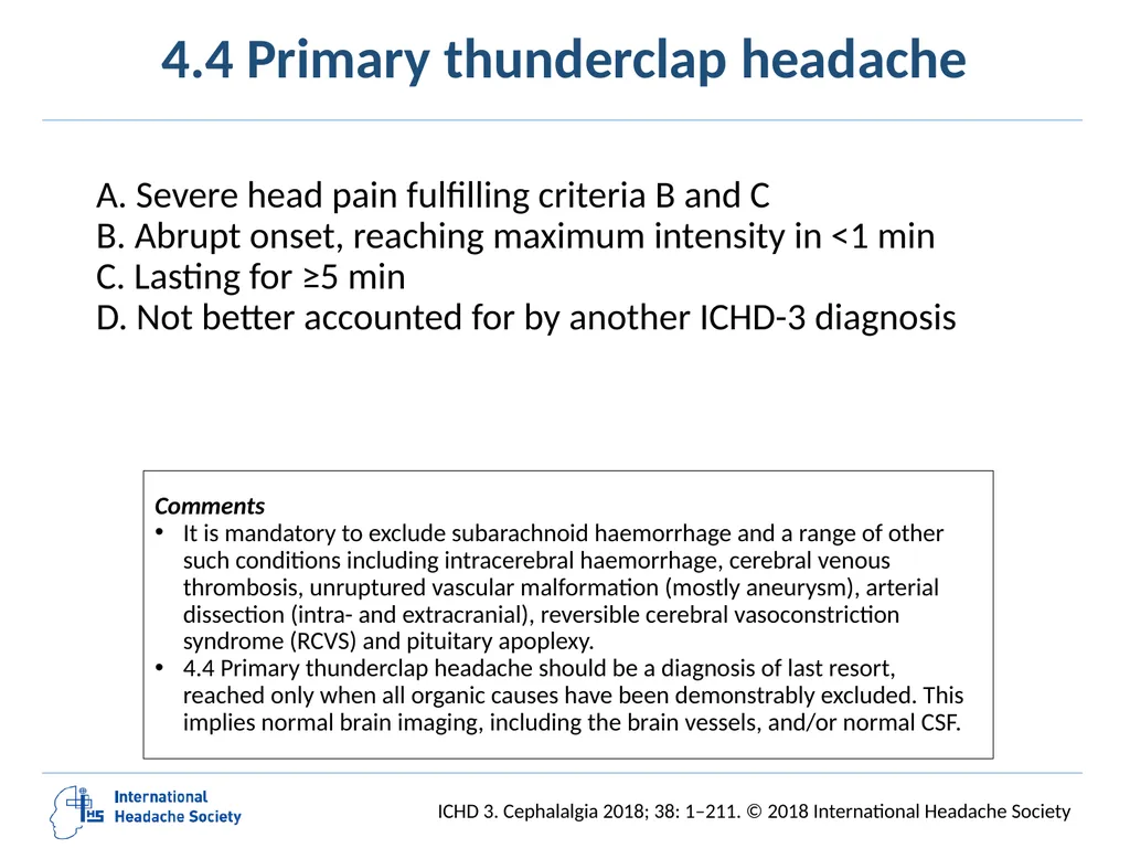 International Classification of Headache Disorders - slide 77 of 166