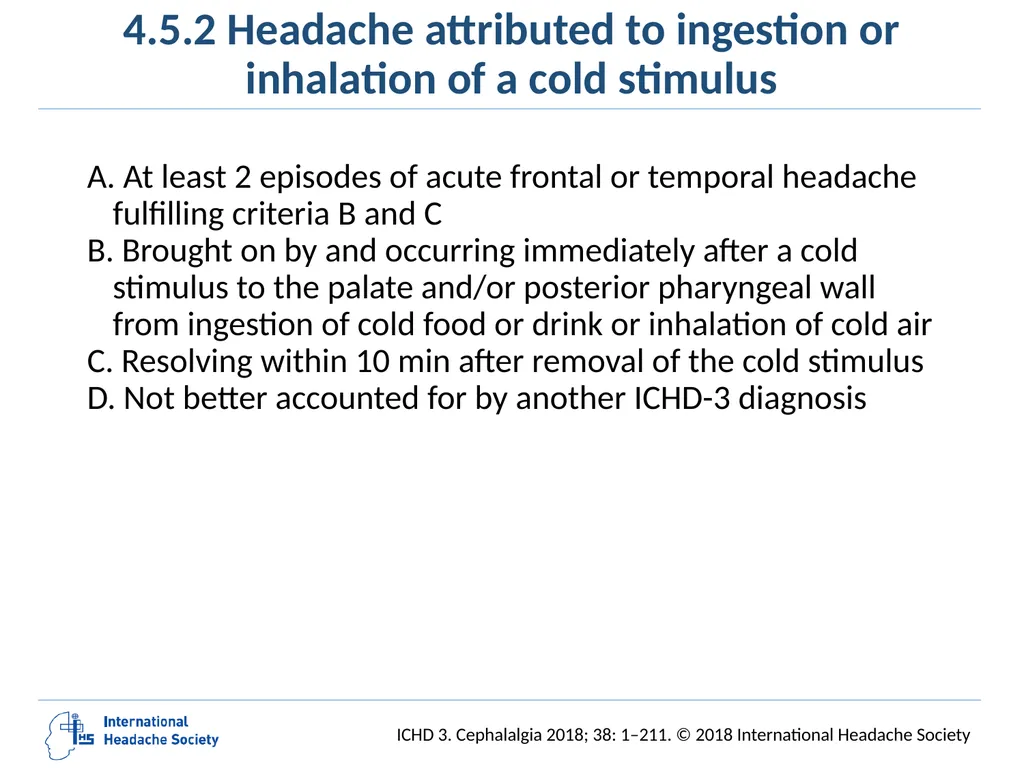 International Classification of Headache Disorders - slide 80 of 166