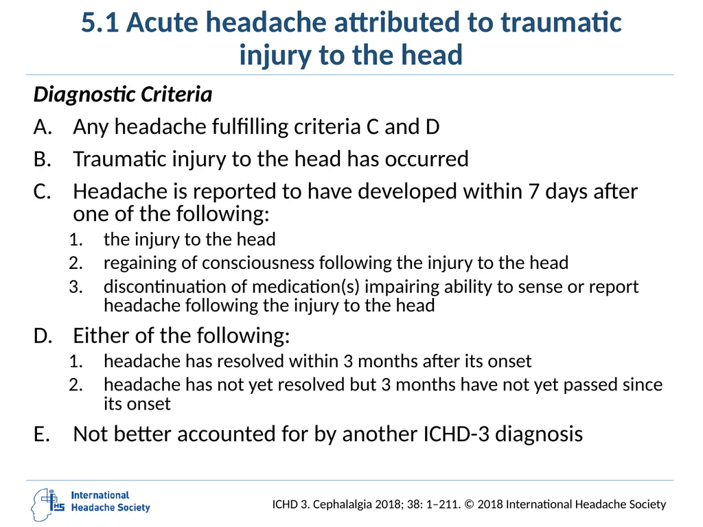 International Classification of Headache Disorders - slide 94 of 166