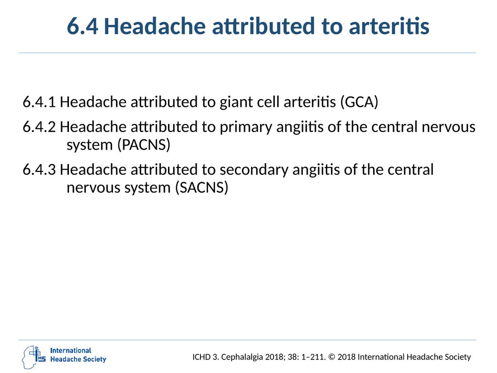 International Classification of Headache Disorders - slide 101 of 166