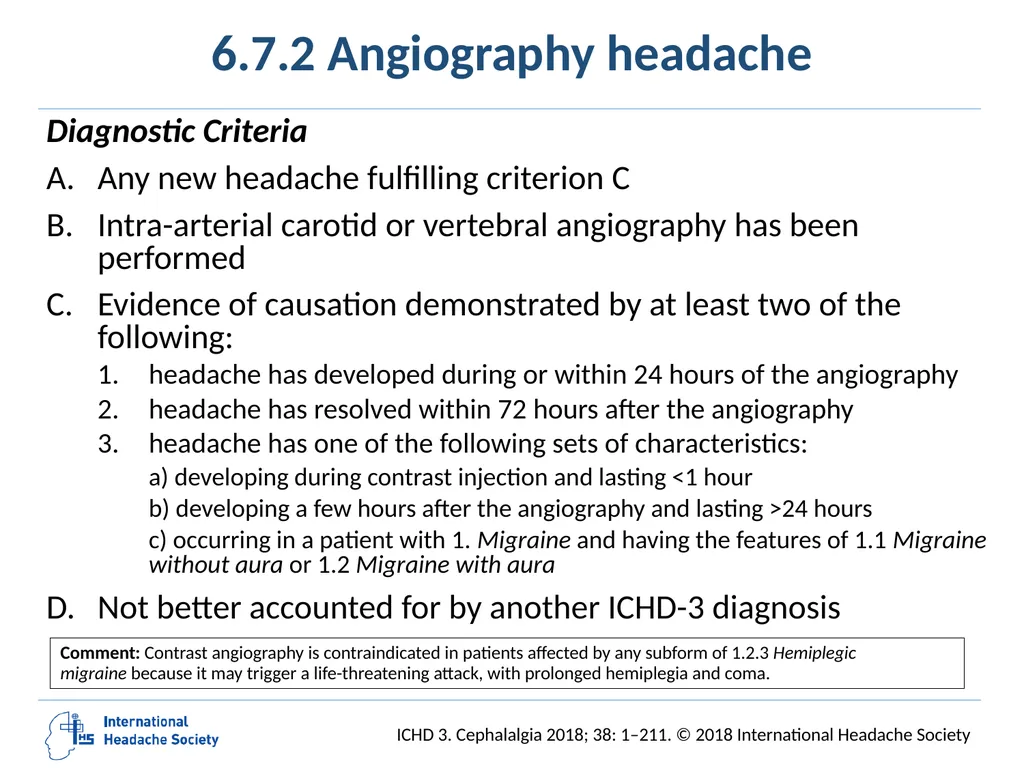 International Classification of Headache Disorders - slide 111 of 166