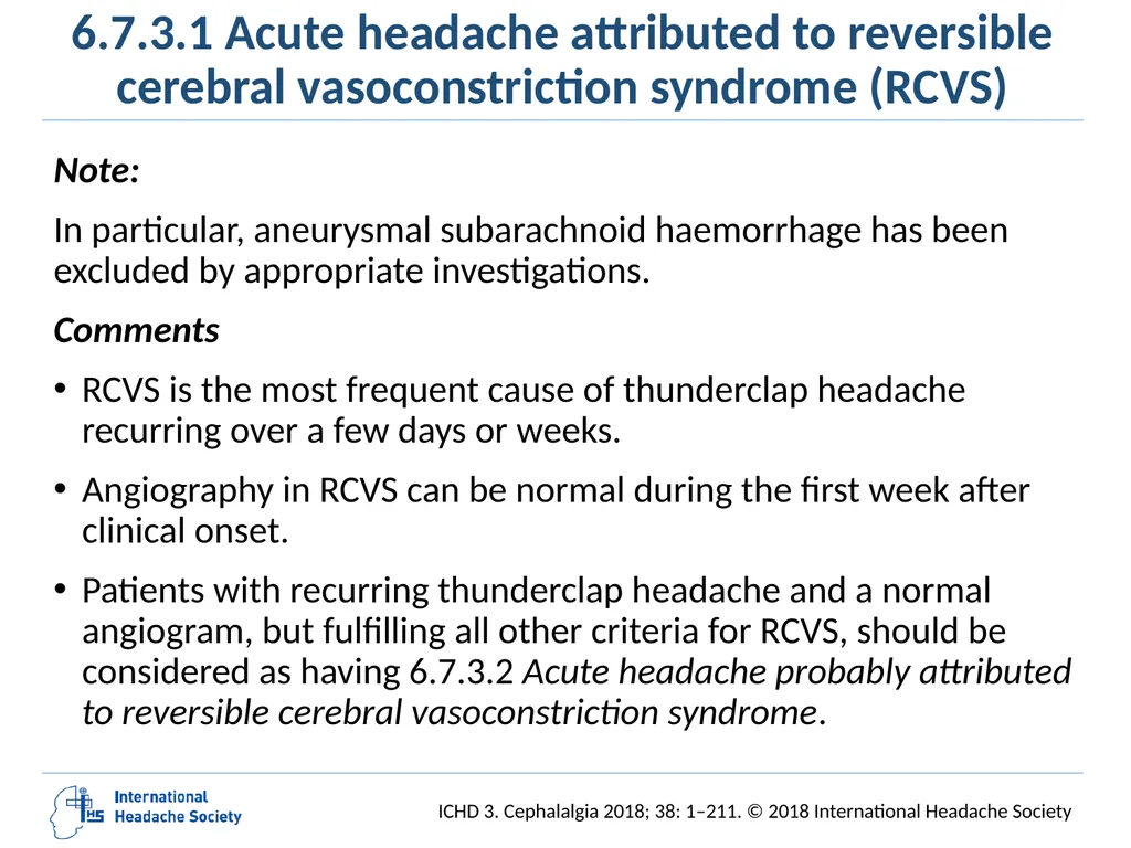 International Classification of Headache Disorders - slide 113 of 166