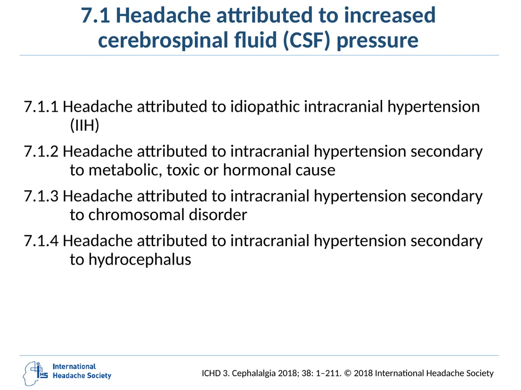 International Classification of Headache Disorders - slide 117 of 166