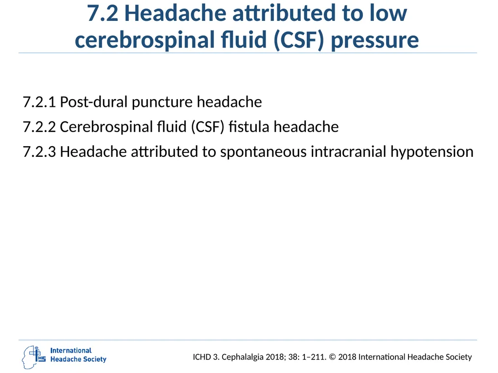 International Classification of Headache Disorders - slide 120 of 166