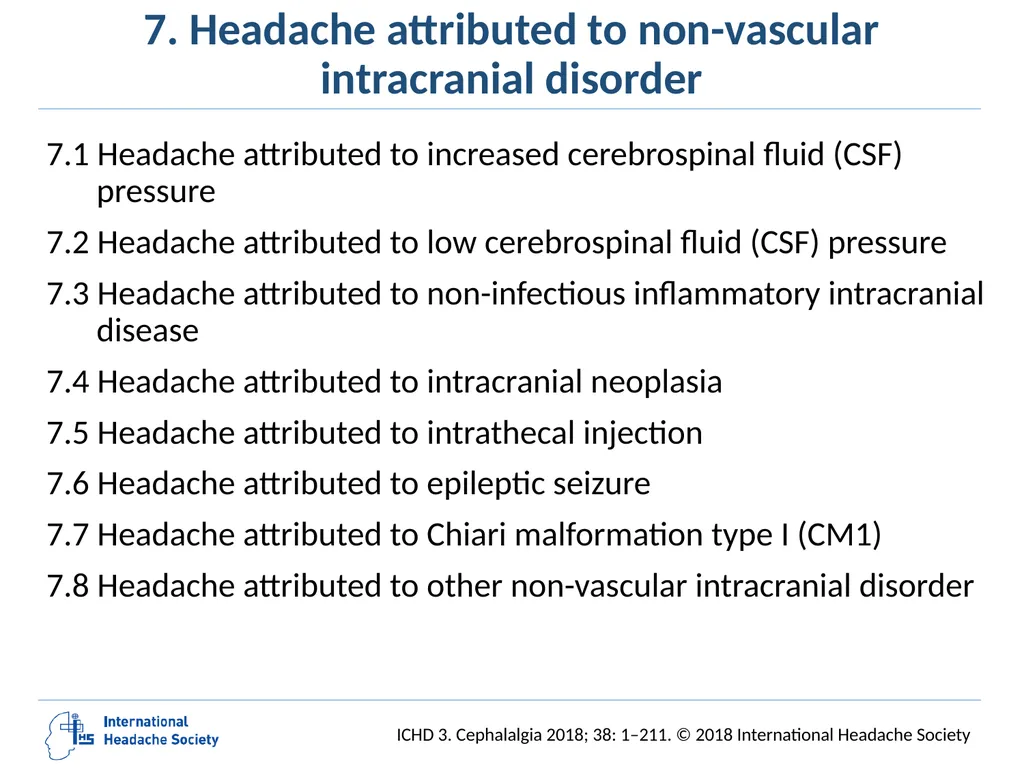 International Classification of Headache Disorders - slide 116 of 166