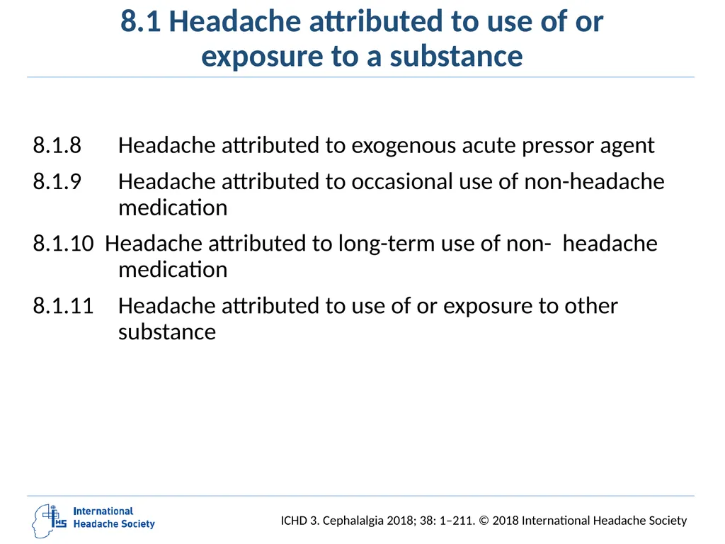 International Classification of Headache Disorders - slide 131 of 166
