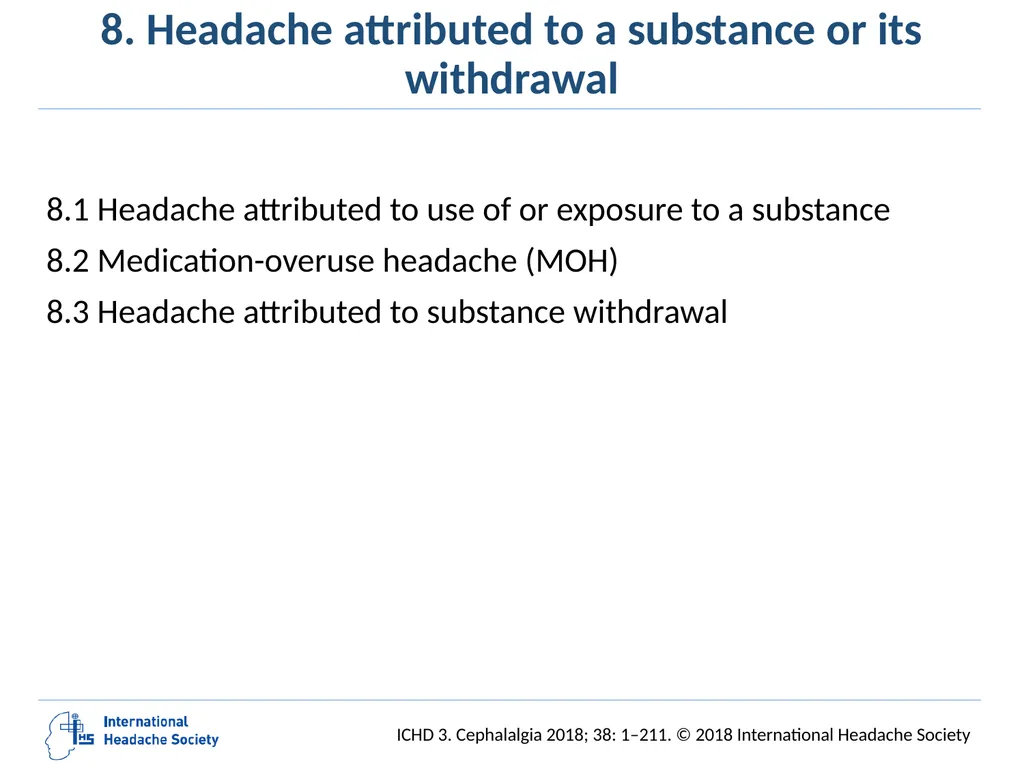 International Classification of Headache Disorders - slide 129 of 166