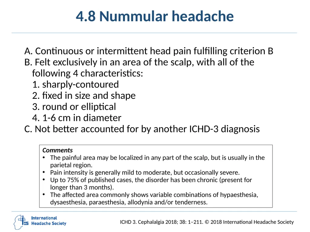 International Classification of Headache Disorders - slide 85 of 166