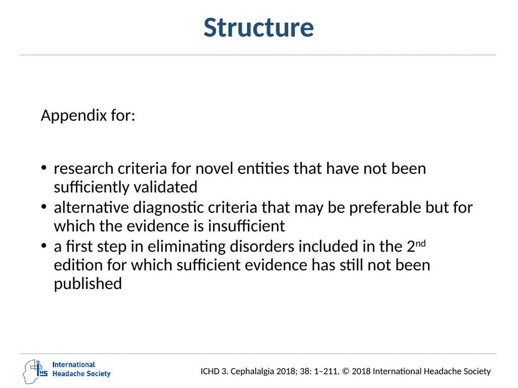 International Classification of Headache Disorders - slide 5 of 166