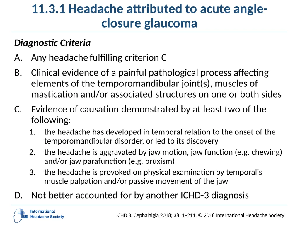 International Classification of Headache Disorders - slide 147 of 166