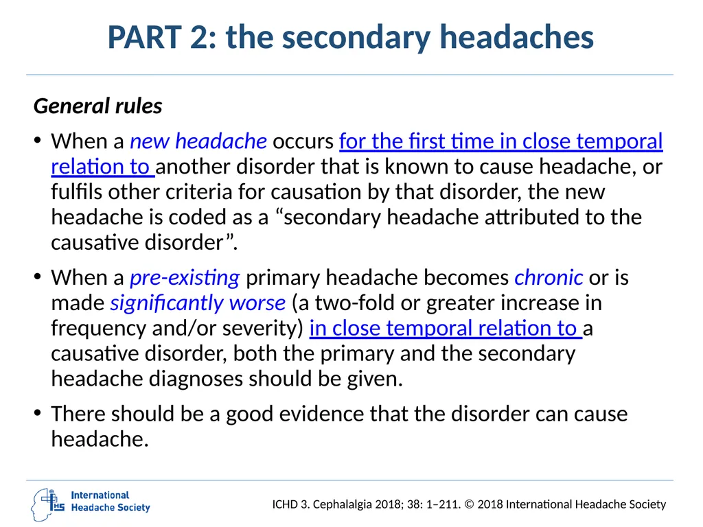 International Classification of Headache Disorders - slide 90 of 166