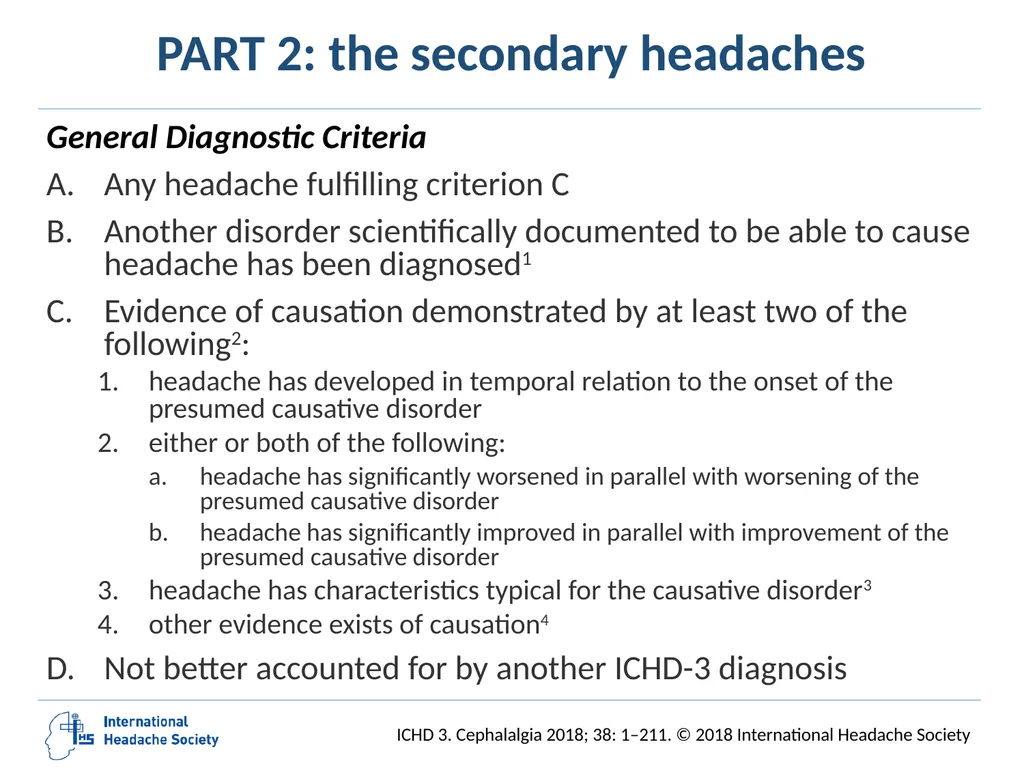 International Classification of Headache Disorders - slide 91 of 166