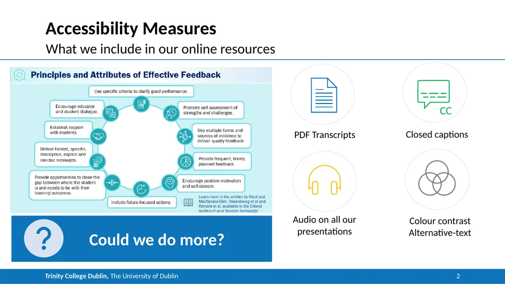 Unburdening Accessible Content Creation in - slide 2 of 9