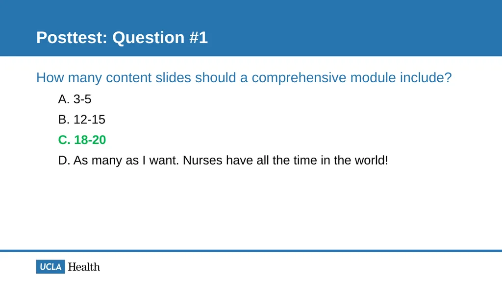 [Module Title] [SME Name], [Credentials] Revised: - slide 16 of 20