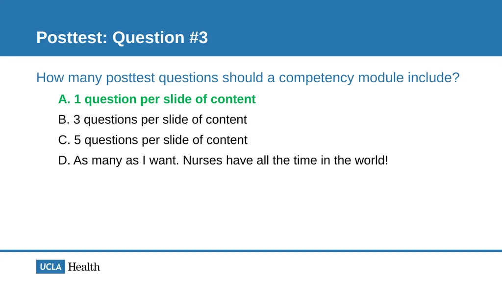 [Module Title] [SME Name], [Credentials] Revised: - slide 18 of 20