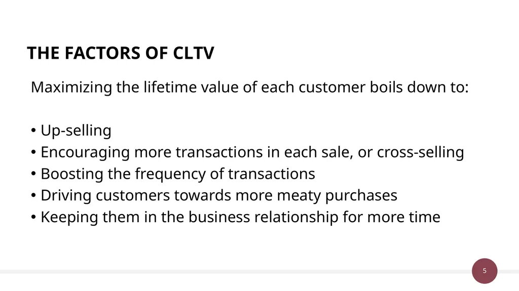 Unit 38 & 50: Customer Value Management P3 - slide 5 of 10