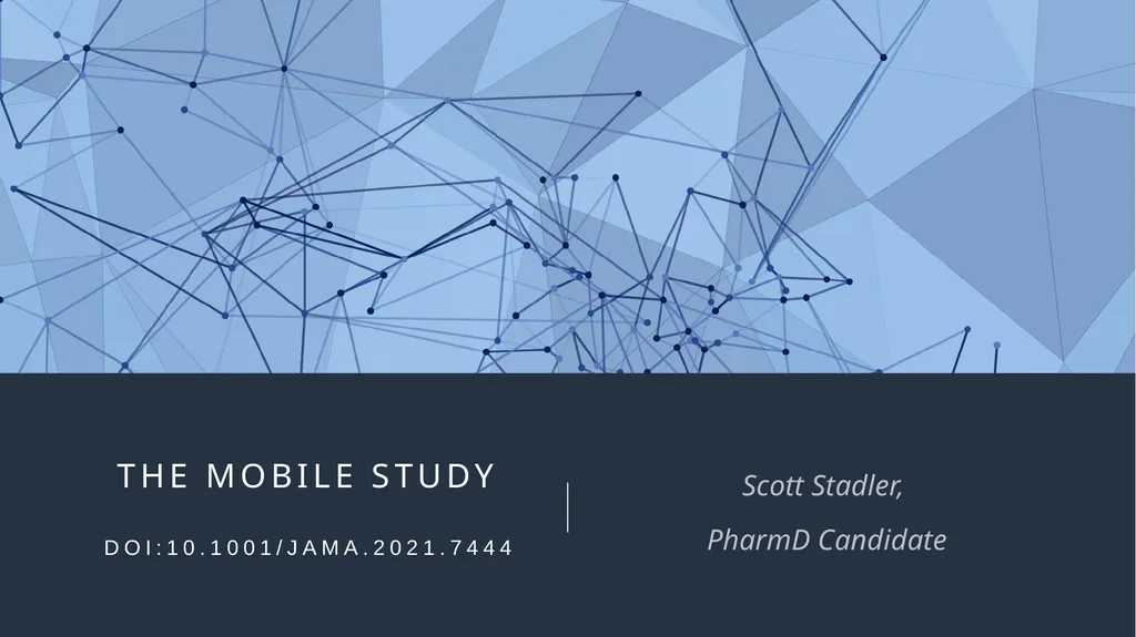 The MOBILE Study doi:10.1001/jama.2021.7444 Scott - slide 1 of 24
