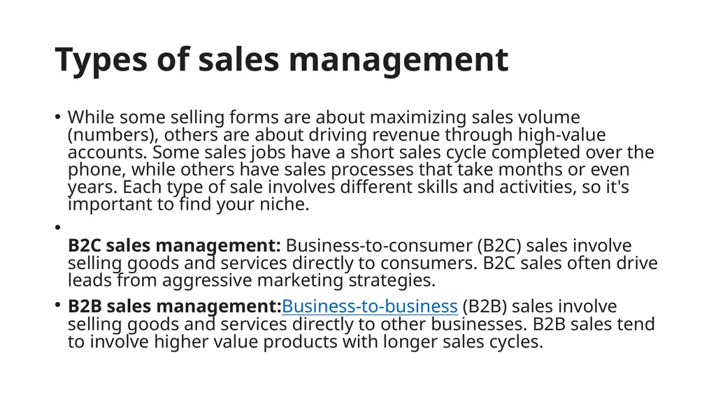 What Is Sales Management: Sales management is the - slide 3 of 4
