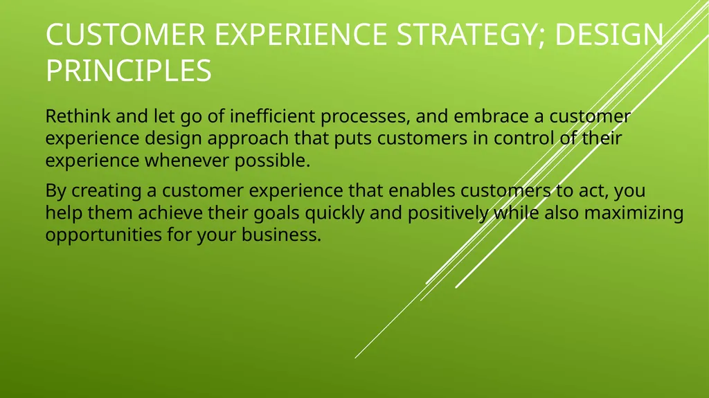 UNIT 2 MANAGING THE CUSTOMER EXPERIENCE LEARNING - slide 13 of 43