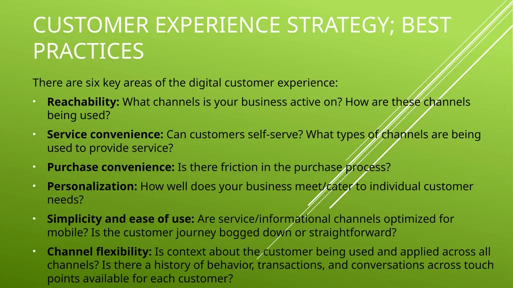 UNIT 2 MANAGING THE CUSTOMER EXPERIENCE LEARNING - slide 22 of 43
