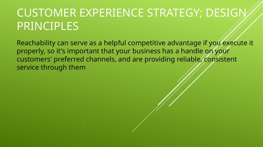 UNIT 2 MANAGING THE CUSTOMER EXPERIENCE LEARNING - slide 24 of 43