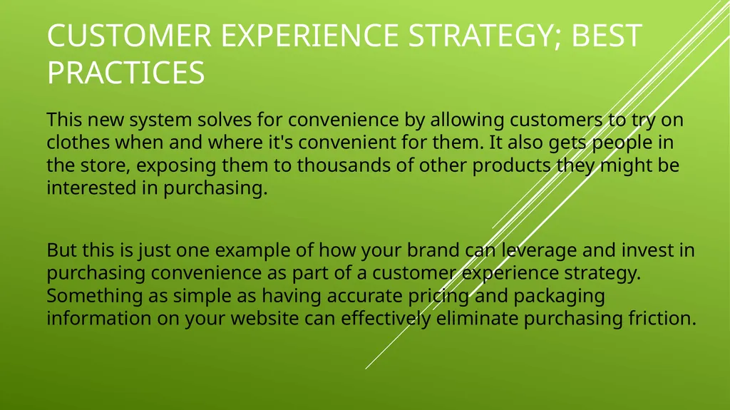 UNIT 2 MANAGING THE CUSTOMER EXPERIENCE LEARNING - slide 27 of 43