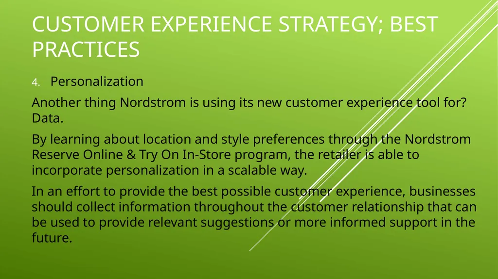 UNIT 2 MANAGING THE CUSTOMER EXPERIENCE LEARNING - slide 28 of 43
