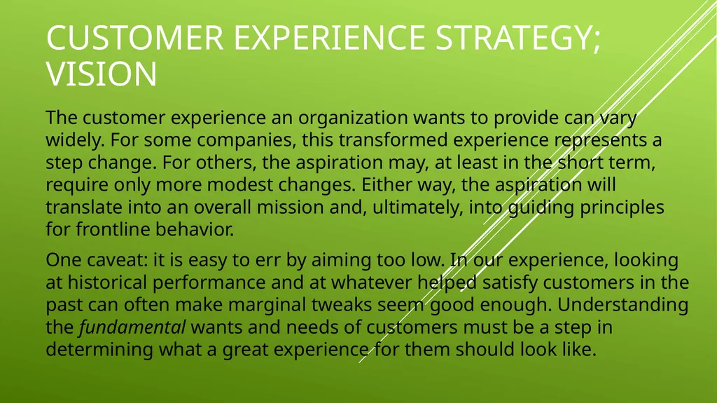 UNIT 2 MANAGING THE CUSTOMER EXPERIENCE LEARNING - slide 37 of 43