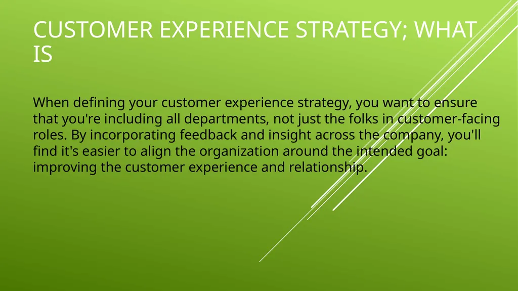 UNIT 2 MANAGING THE CUSTOMER EXPERIENCE LEARNING - slide 5 of 43