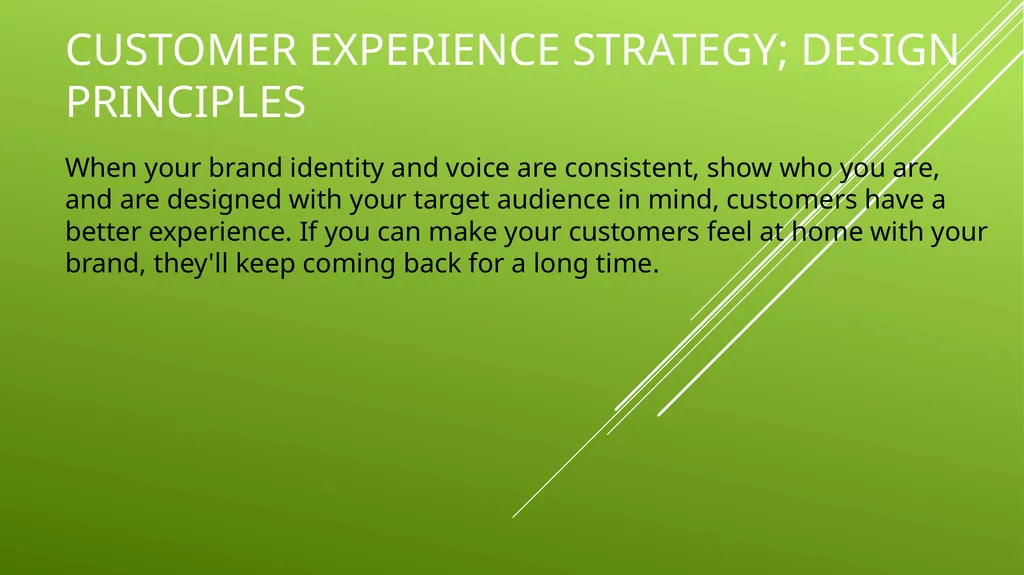 UNIT 2 MANAGING THE CUSTOMER EXPERIENCE LEARNING - slide 9 of 43