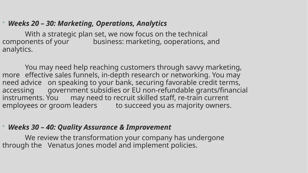 v What is business coaching? „[Business] coaching - slide 16 of 17