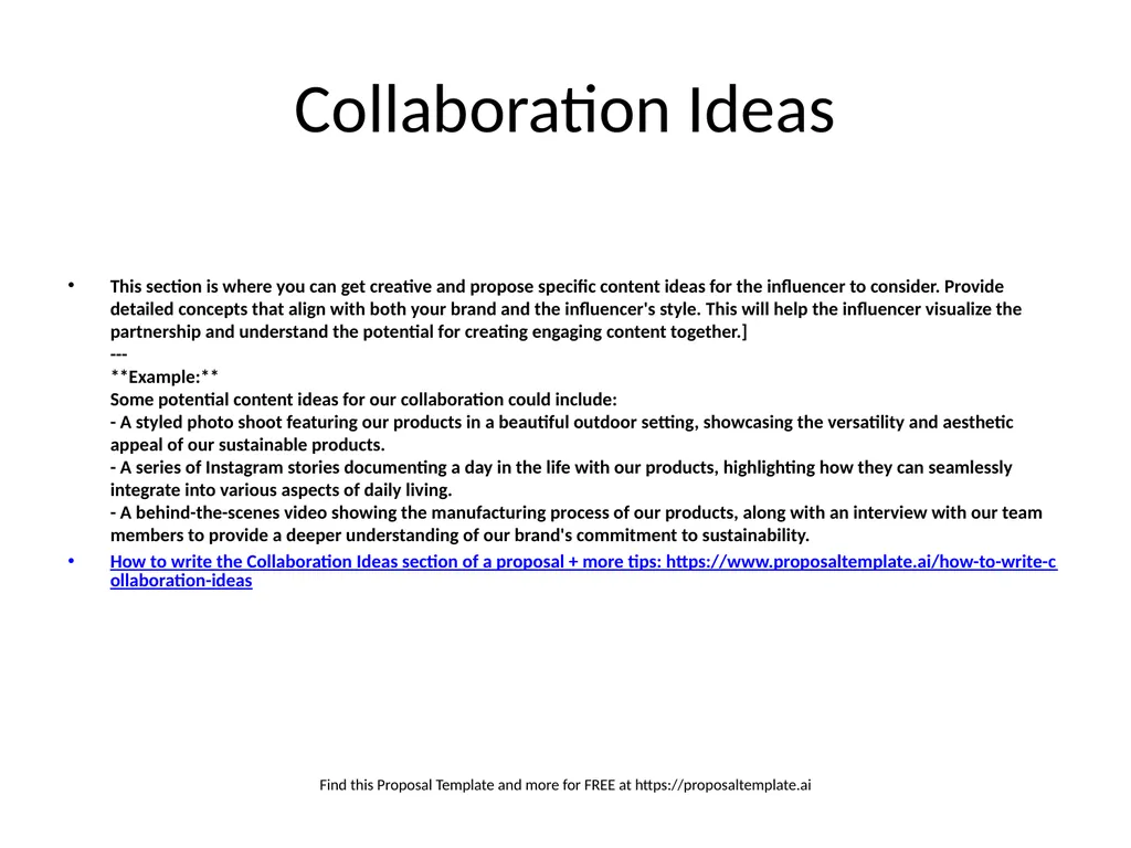 Marketing Influencer Partnership Proposal Template - slide 5 of 6